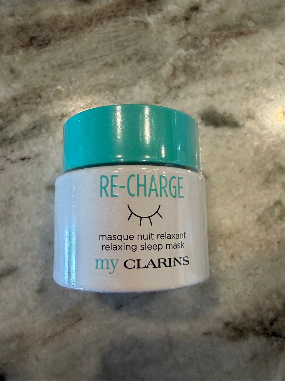 my Clarins Re-Charge Relaxing Sleep Mask